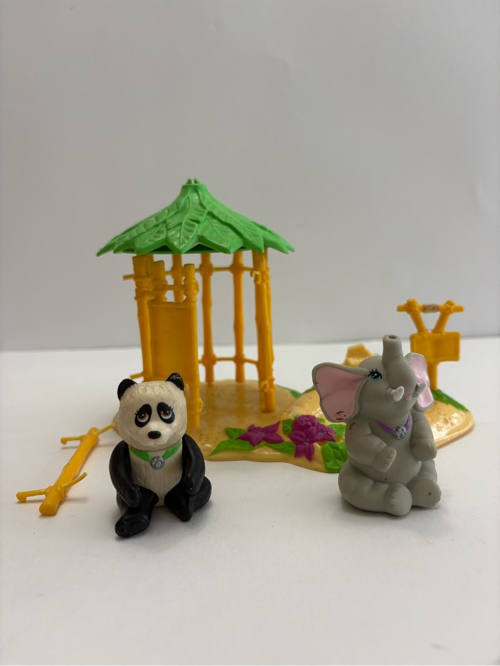 Vintage Kenner Littlest Pet Shop Zoo Jungle Bunch 1993 Broken Incomplete Parts